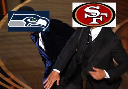 49ers slapped the Seahawks Meme Template