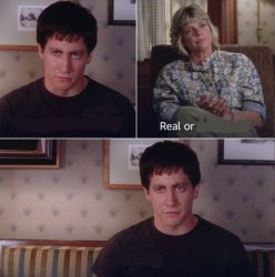 Donnie Darko real or imaginary actually blank template Meme Template