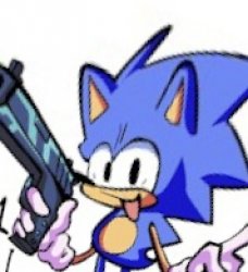 Sonic Armed Meme Template