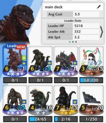 Carlos Or Something's Godzilla Battle Line Team Meme Template