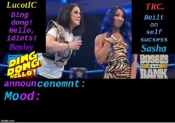 LucotIC and TRC: Boss 'n' Hug Connection DUO announcement temp Meme Template