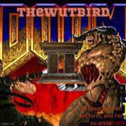Wutbird announcement (thanks protogens) Meme Template