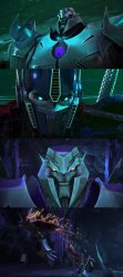 Megatron Dad Joke TFP Meme Template