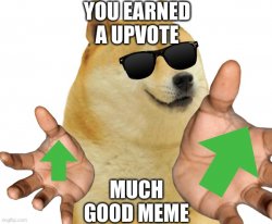 happy doge Meme Template