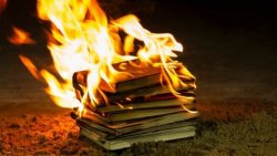 Book Burning Florida Ron DeSantis Alt-Right Republican JPP Meme Template