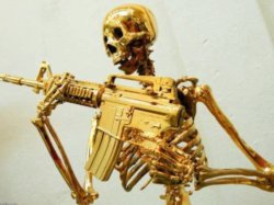 Golden skeleton Meme Template