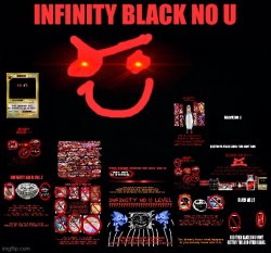 Infinity black no u Meme Template