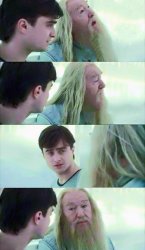 Dumbledore's horny Meme Template