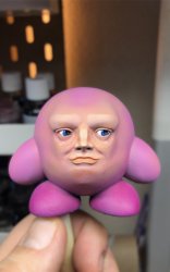 Handsome Kirby Meme Template