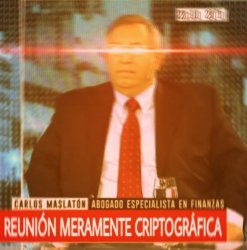 Carlos maslaton reunion meramente criptografica Meme Template