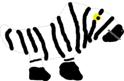 Zebrasaurus Meme Template