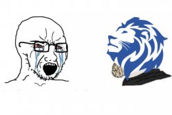 Crying wojak vs. Conservative Party chad Meme Template