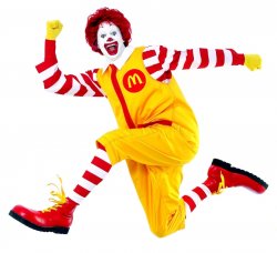 Ronald McDonald Clown Meme Template