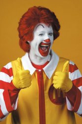 Ronald McDonald Thumbs Up HD Meme Template