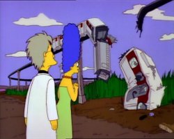 Simpsons Monorail Crash Meme Template