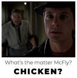 You Chicken? Meme Template