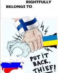 Russia rightfully belongs to Finland Meme Template