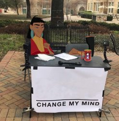 Change My Mind Kuzco Meme Template