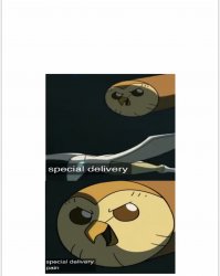 Special delivery pain Meme Template