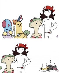 Jaiden and her Pokemon team Meme Template