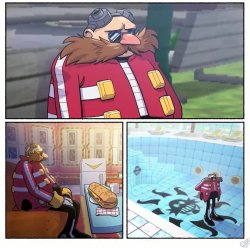 Eggman waiting Meme Template