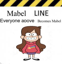 Mabel line Meme Template