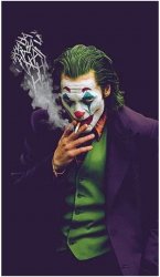 Joker smoking Meme Template