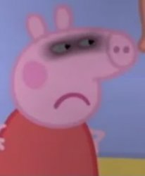 Angry Peppa Pig Meme Template