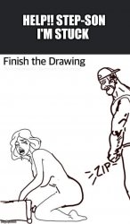 Finish the drawing complete Meme Template