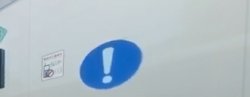 Behold the Blue Warning Sign Meme Template