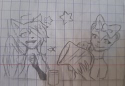 Kitty and Giggles Meme Template