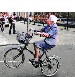 cycling grandma Meme Template