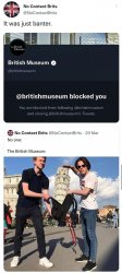 Blocked by British Museum Meme Template