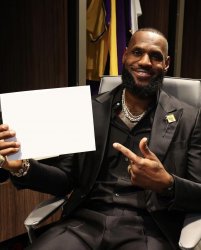 Lebron James Sign Meme Template