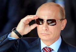 Putin with sunglasses Meme Template