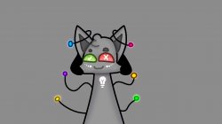 Lighght from Kittydog Meme Template