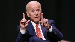 Joe Biden fingers pointing up Meme Template