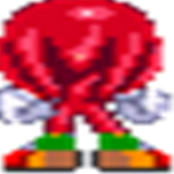Knuckles back Meme Template