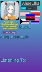 AliseEllis’ Announcement Temp v2.1 Meme Template