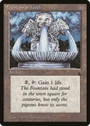 Fountain of Youth Magic the Gathering card artwork Meme Template