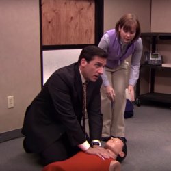The Office CPR Meme Template