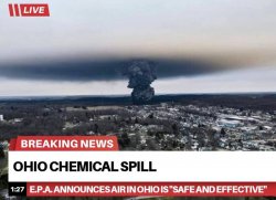 Ohio Chemical Spill Meme Template