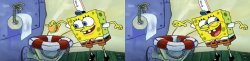 SpongeBob Krabby patty drop Meme Template