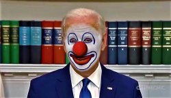 Biden the clown Meme Template