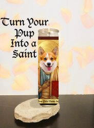 Turn your pup into a saint Meme Template