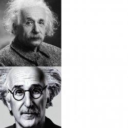 Einstein Curb your enthusiasm Meme Template