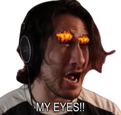 Markiplier MY EYES Meme Template