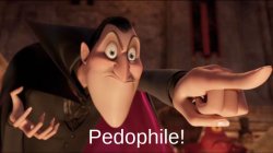 Dracula pointing pedophile Meme Template