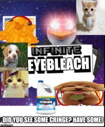 Infinite Eyebleach Meme Template