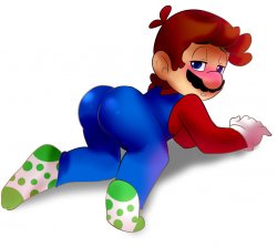 Sexy Mario Meme Template